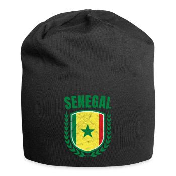 Senegal - Jersey-Beanie - Schwarz - Vorne