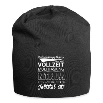 HEP Shirt-Multitasking - Jersey-Beanie - Schwarz - Vorne