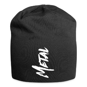 MÉTAL - Bonnet en jersey - noir - Devant