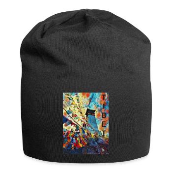 Tibet - Jersey-Beanie - Schwarz - Vorne