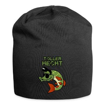 Toller Hecht Angeln Raubfisch - Jersey-Beanie - Schwarz - Vorne