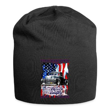 V8 Brummi livre réfrigérateur bière froide - Bonnet en jersey - noir - Devant