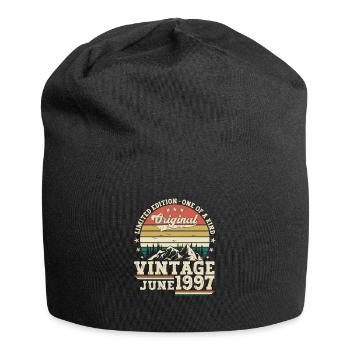 Original Juni Jahrgang 1997 25. Geburtstag Herren - Jersey-Beanie - Schwarz - Vorne