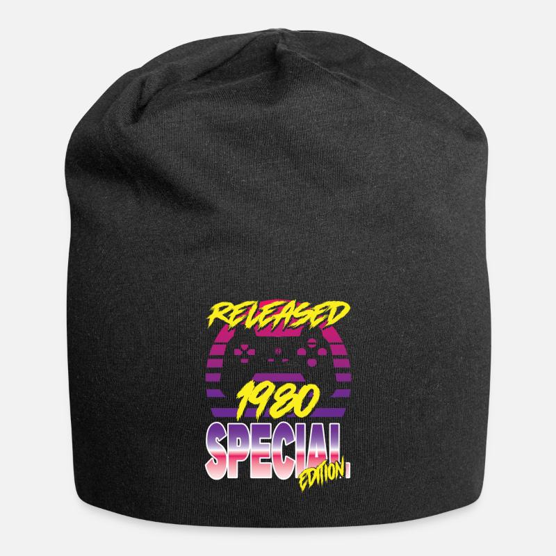 Released 1980 - Jersey-Beanie - Schwarz