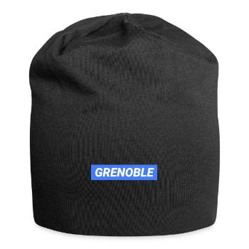 Grenoble France - Bonnet en jersey - noir - Devant