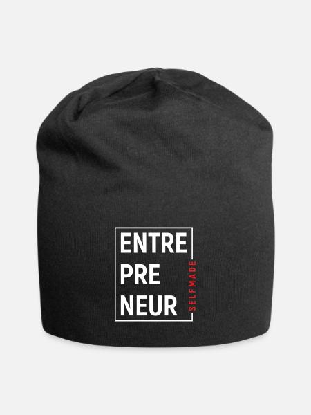 Selfmade Entrepreneur - Jersey-Beanie - Schwarz