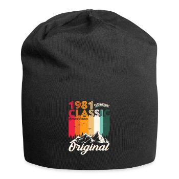 Original 1981 41ème anniversaire Cadeau Hommes Femmes - Bonnet en jersey - noir - Devant