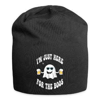 I'm just here for the boos - Jersey-Beanie - Schwarz - Vorne