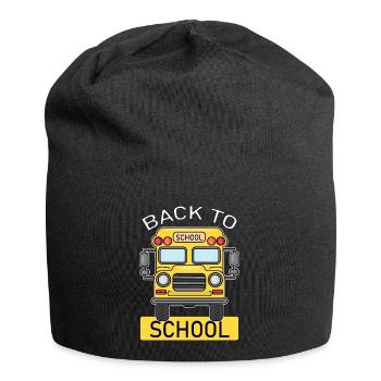 Back to school School start school bus - Jersey Beanie - black - Front
