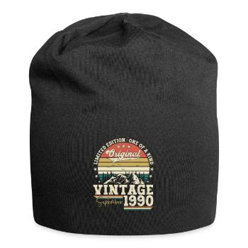 Septembre Né 1990 32ème anniversaire Cadeau - Bonnet en jersey - noir - Devant