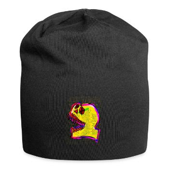 Mexican Calavera Skull Art - Jersey Beanie - black - Front