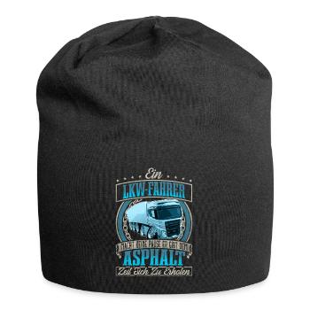 LKW Fahrer - Jersey-Beanie - Schwarz - Vorne