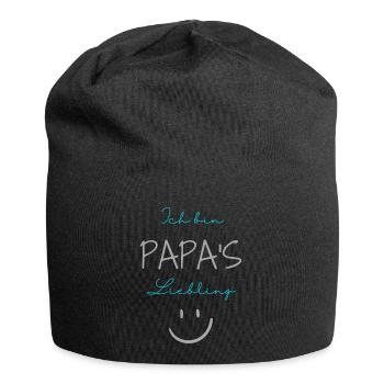 PAPAS Liebling - Jersey-Beanie - Schwarz - Vorne