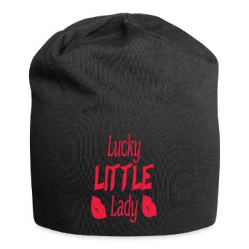 Lucky little Lady - Jersey-Beanie - Schwarz - Vorne