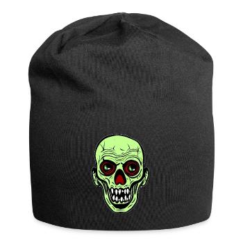Halloween Zombie Head - Jersey Beanie - black - Front