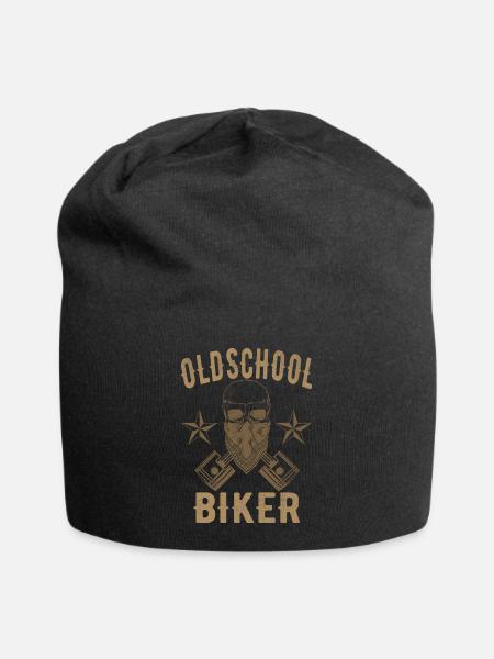 Biker Old School - Jersey-Beanie - Schwarz