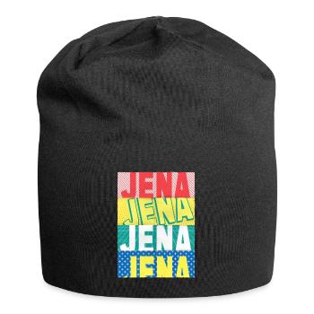 Jena Allemagne City Skyline Accueil Amour - Bonnet en jersey - noir - Devant