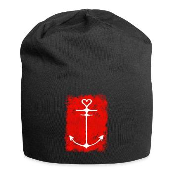 Coast Sea Home Anchor Moin Gift Ideas North Sea - Jersey Beanie - black - Front