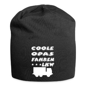 LKW - Jersey-Beanie - Schwarz - Vorne