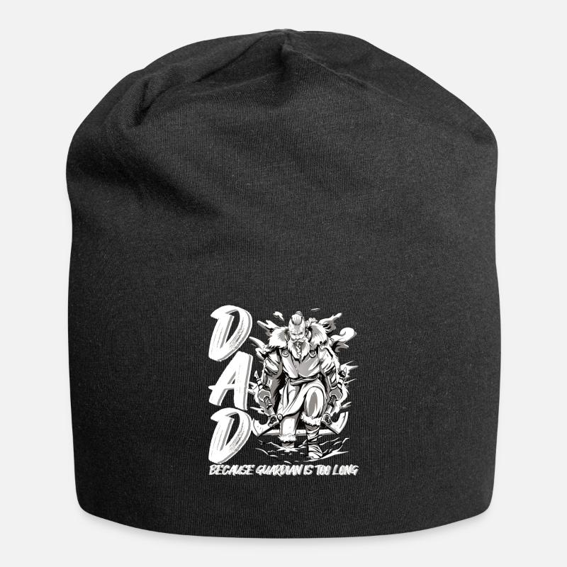Dad because guardian is too long - Jersey Beanie - black