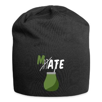Ne haïssez pas, buvez du maté - Bonnet en jersey - noir - Devant