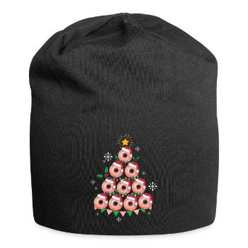 Donuts Fast Food Donut Christmas Tree - Jersey-Beanie - Schwarz - Vorne