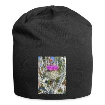 Scotch Baumwolldistel auch Wolldistel - Jersey-Beanie - Schwarz - Vorne