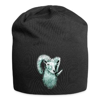 Bélier Celtique - Bonnet en jersey - noir - Devant