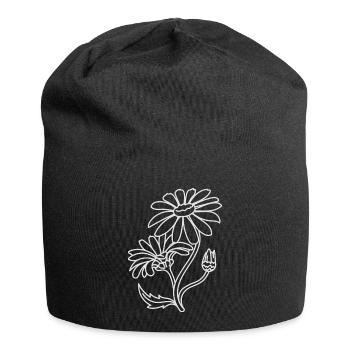 Simple daisyes - Jersey Beanie - black - Front