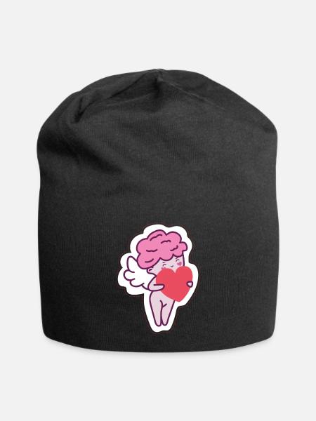 Cupid - Jersey Beanie - black