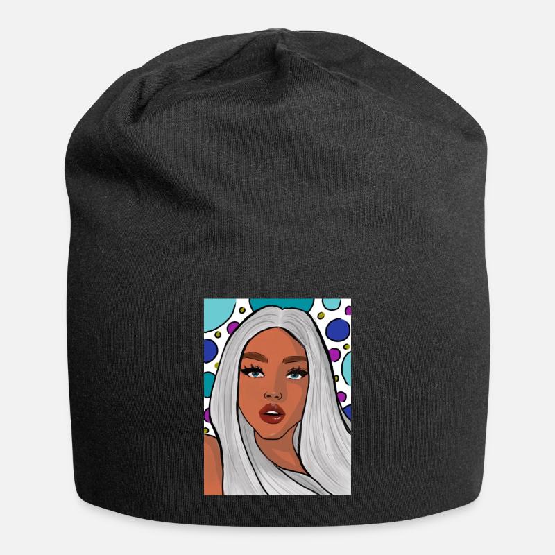 express yourself - Jersey Beanie - black