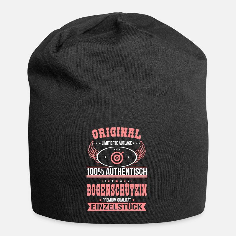 Bogenschützin Original 100% Authentisch - Jersey-Beanie - Schwarz