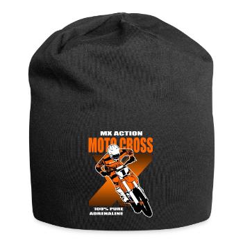 Moto Cross - Motocross - Supercross - Jersey Beanie - black - Front