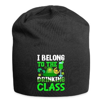 St Paddy's St Patricksday St Patrick Day - Jersey Beanie - black - Front