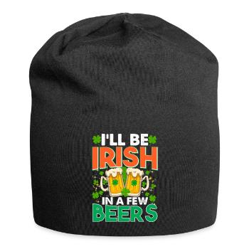 St Paddy's St Patricksday St Patrick Day - Jersey Beanie - black - Front