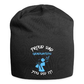 Stolzer Vater Abschluss You Did IT - Jersey-Beanie - Schwarz - Vorne