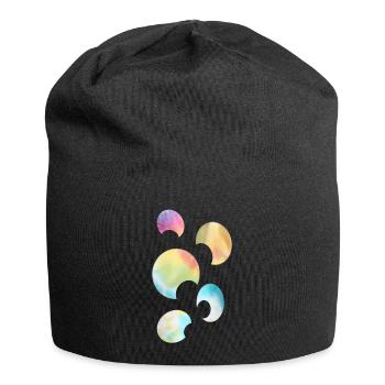 Eve Nord Pastell Design - Jersey-Beanie - Schwarz - Vorne