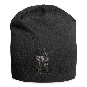 Neufundländer - Jersey-Beanie - Schwarz - Vorne