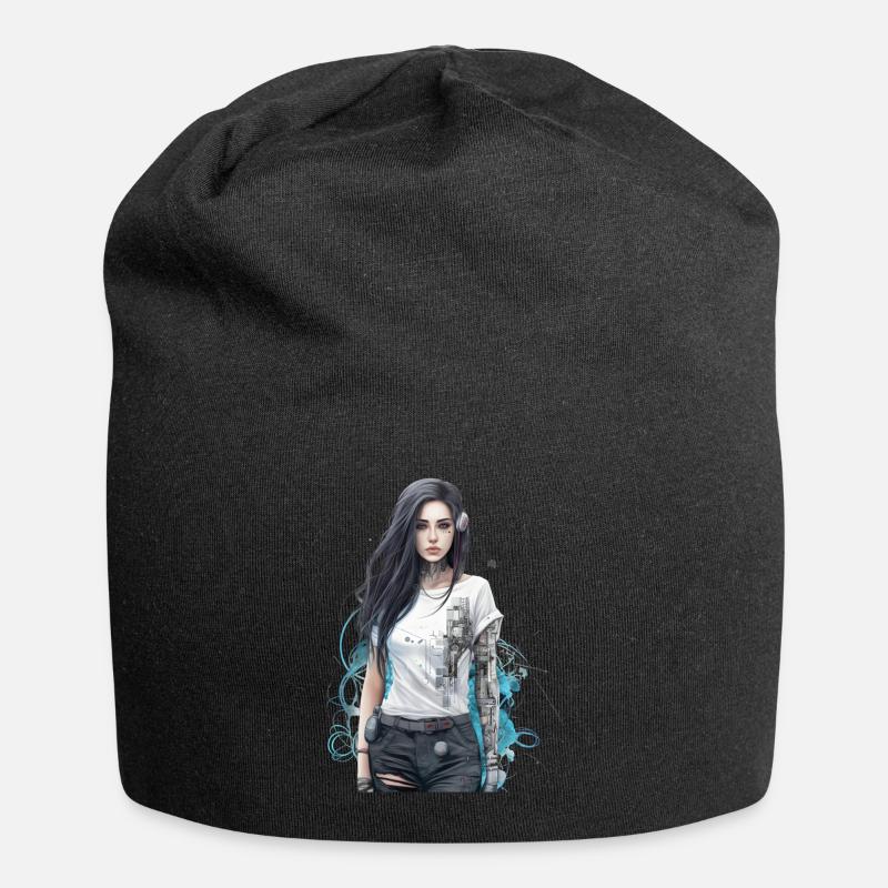 Rêvez grand - Bonnet en jersey - noir