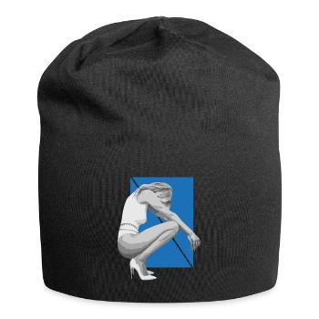 Sexy Girl Pin Up Comic Pop Art T-Shirt - Bonnet en jersey - noir - Devant