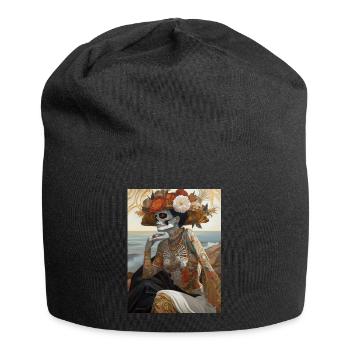Ghotic-Klasse - Jersey-Beanie - Schwarz - Vorne