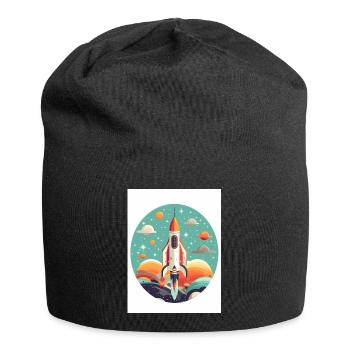 Rocket Launch - Jersey-Beanie - Schwarz - Vorne