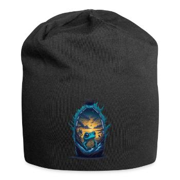 Bouteille d’eau Frog Sunset - Bonnet en jersey - noir - Devant