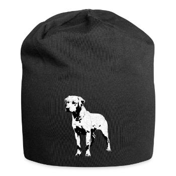 Labrador Portrait Motif for Dog Owner Love - Jersey Beanie - black - Front