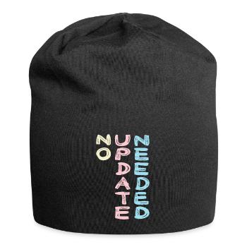 No Update colourful - Jersey-Beanie - Schwarz - Vorne
