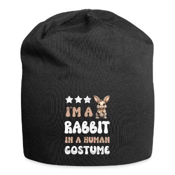 Rabbit Rabbit - Jersey Beanie - black - Front