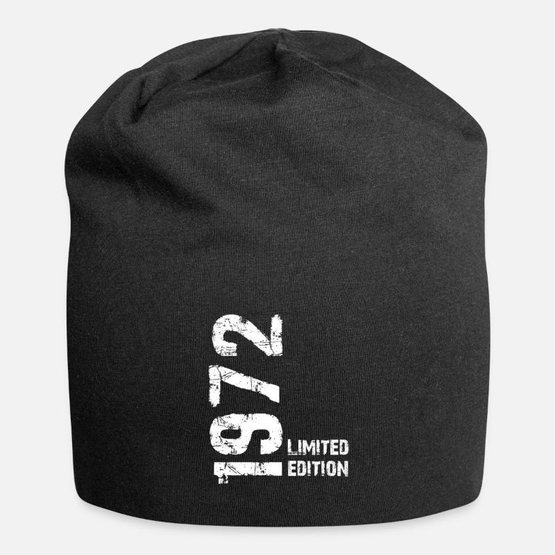 1972 - Jersey-Beanie - Schwarz