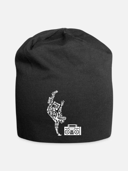 Hip hop | Danseur - Bonnet en jersey - noir