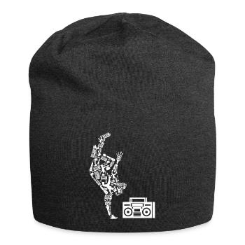 Hip hop | Danseur - Bonnet en jersey - charbon - Devant