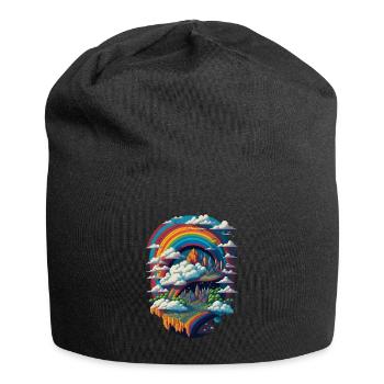 Rainbow City Pride LGBT LGBTQ - Bonnet en jersey - noir - Devant